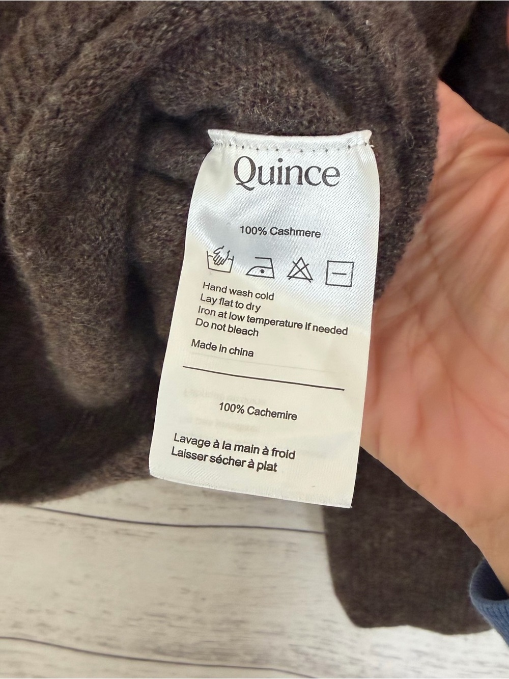 Quince Mongolian Cashmere Boatneck Sweater. - Picture 5 of 7